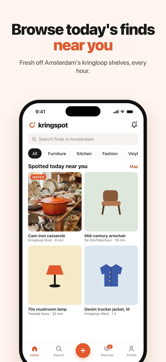 Browse today's finds near you